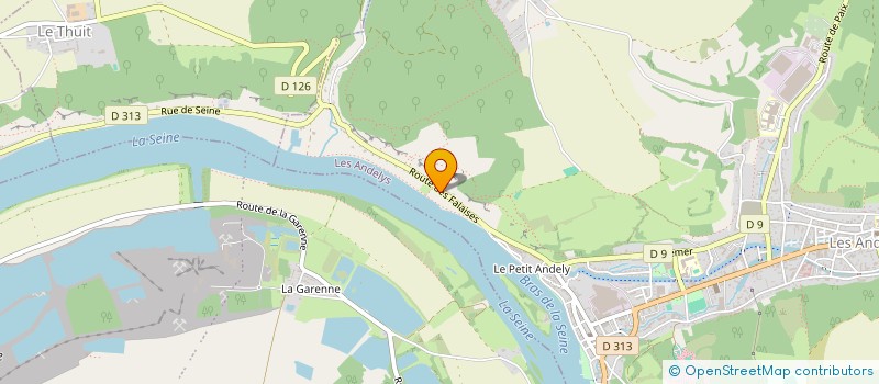 localisation de l'entreprise TRANS'FORM  LES ANDELYS