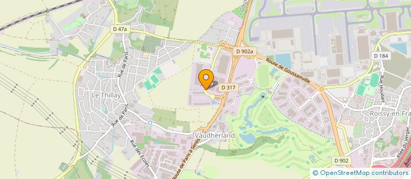 localisation de l'entreprise TRANS ' FRAIS FRANCE  LE THILLAY