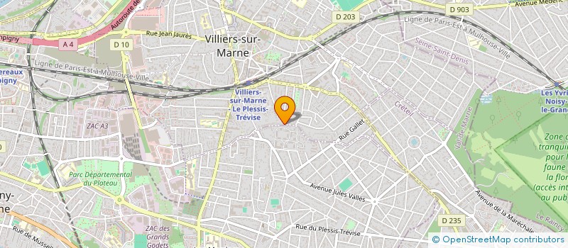 localisation de l'entreprise TRANS  FRERES  VILLIERS-SUR-MARNE