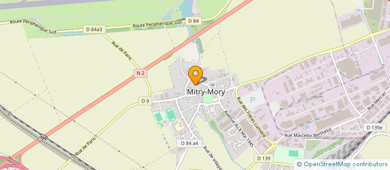 localisation de l'entreprise TRANS'FRET EXPRESS à MITRY-MORY