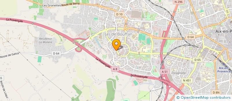 localisation de l'entreprise TRANS FRET PLUS BERROUBA à AIX-EN-PROVENCE