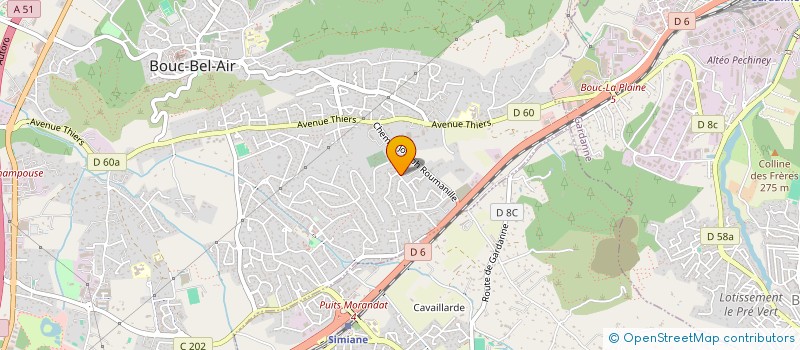 localisation de l'entreprise TRANS FRET SERVICES à BOUC-BEL-AIR