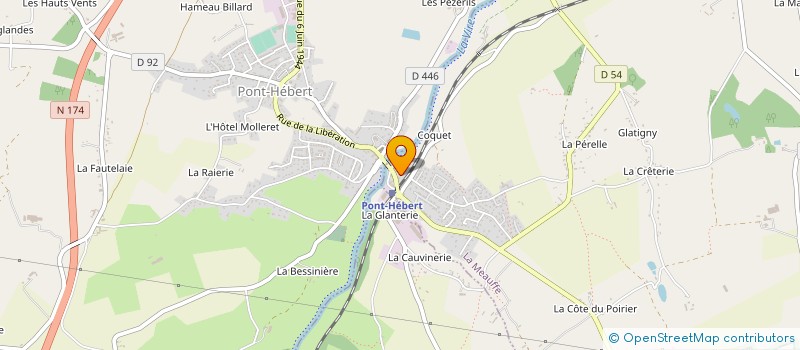 localisation de l'entreprise TRANS FRIGO AUVERGNE  LA MEAUFFE