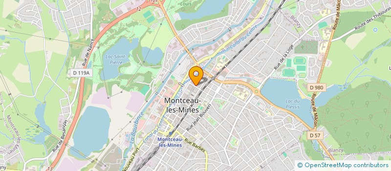 localisation de l'entreprise TRANS FROID MONTCELLIEN  MONTCEAU-LES-MINES