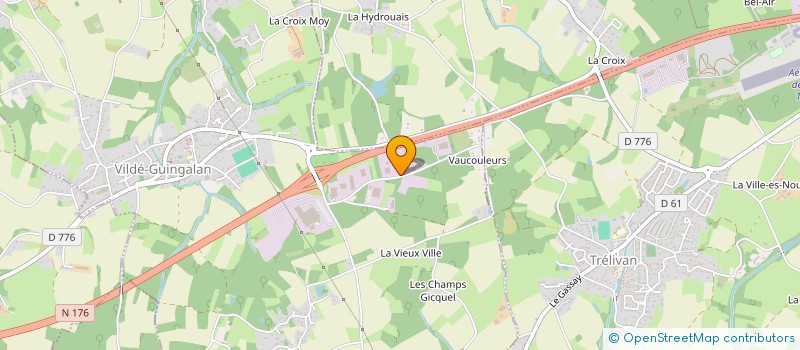 localisation de l'entreprise TRANS G.B à VILDE-GUINGALAN