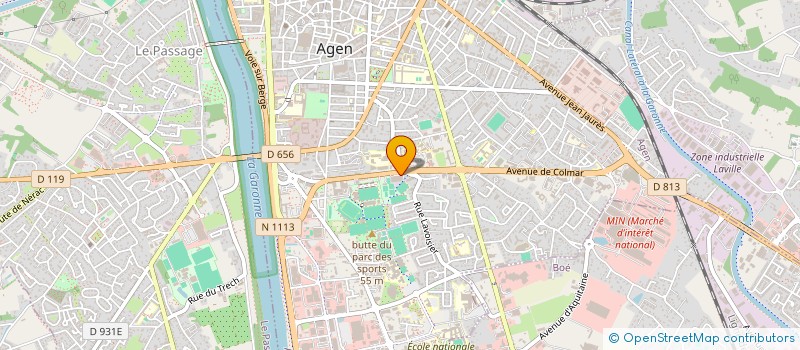 localisation de l'entreprise TRANS GALLOPER SERVICES à AGEN