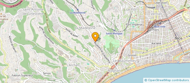 localisation de l'entreprise TRANS GALLOPER SERVICES à NICE