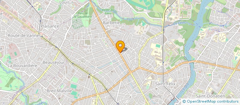 localisation de l'entreprise TRANS GARDEN EUROP à NANTES