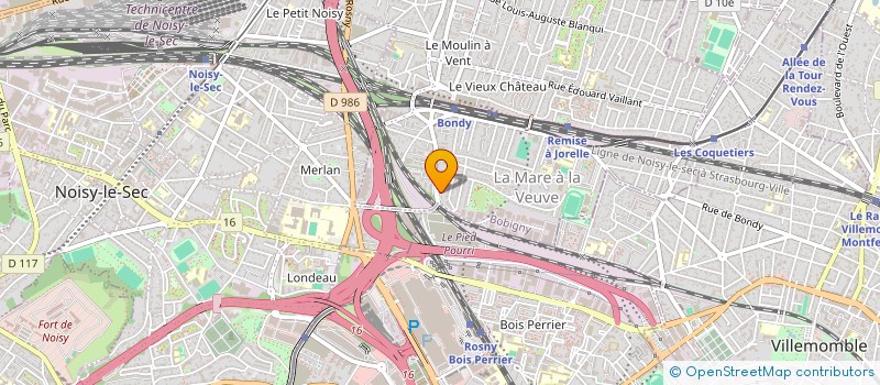 localisation de l'entreprise TRANS GI  BONDY