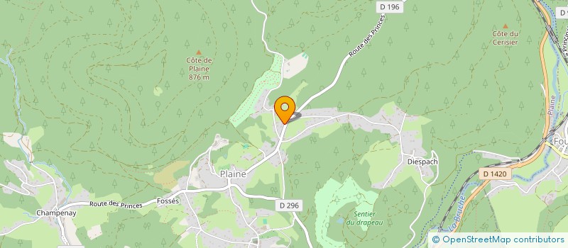 localisation de l'entreprise TRANS.GIL  PLAINE