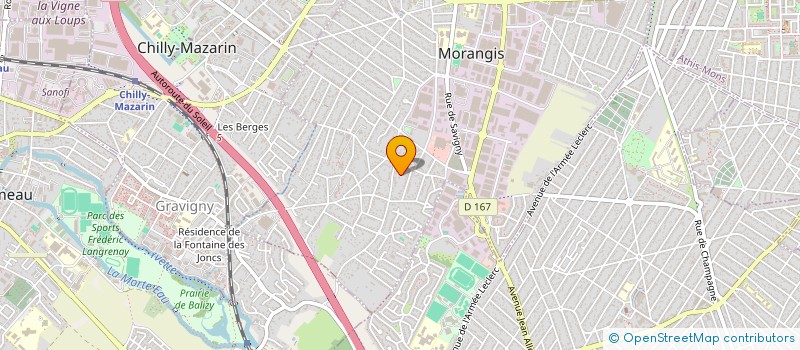 localisation de l'entreprise TRANS GONCALVES à MORANGIS