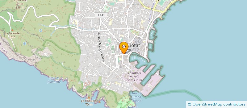 localisation de l'entreprise TRANS-GRUMES  LA CIOTAT