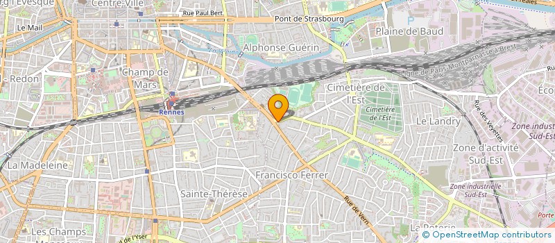 localisation de l'entreprise TRANS GT  RENNES