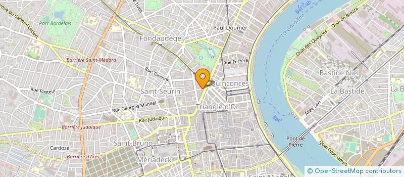 localisation de l'entreprise TRANS HORIZON à BORDEAUX