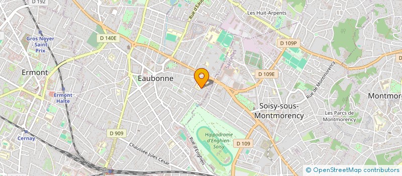 localisation de l'entreprise TRANS-HORIZONS à EAUBONNE