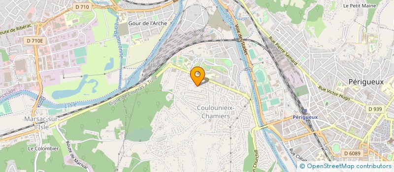 localisation de l'entreprise TRANS'HUMANCE  COULOUNIEIX-CHAMIERS