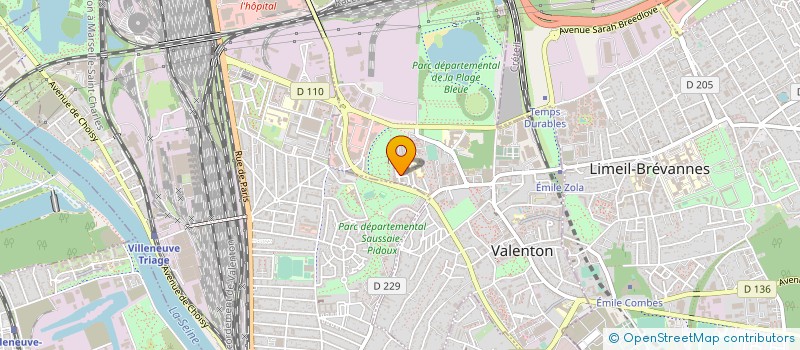 localisation de l'entreprise TRANS IMJ à VALENTON