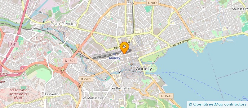 localisation de l'entreprise TRANS'IMMO  ANNECY