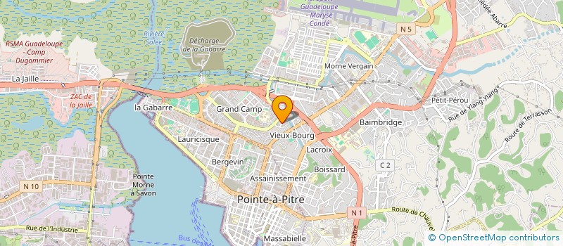 localisation de l'entreprise TRANS INEDDY  LES ABYMES