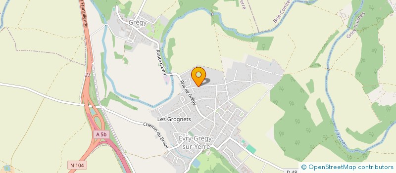 localisation de l'entreprise TRANS INTER CONSULTING  EVRY-GREGY-SUR-YERRE