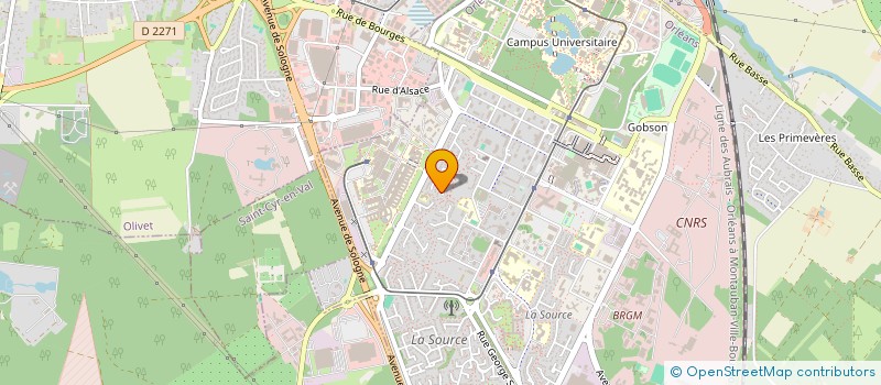 localisation de l'entreprise TRANS INTER EXPRESS à ORLEANS