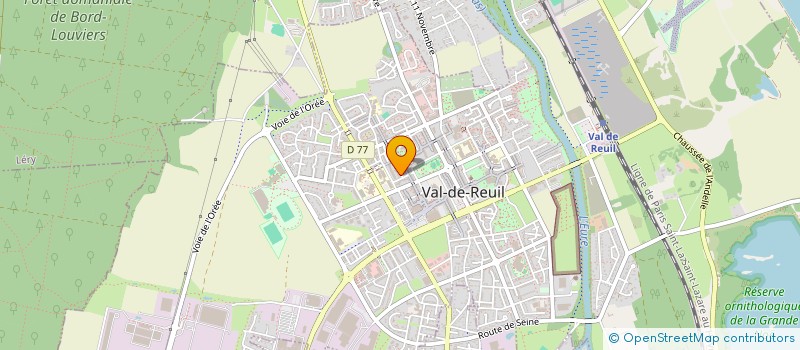 localisation de l'entreprise TRANS-IVOIRE  VAL-DE-REUIL