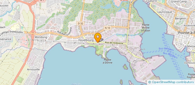 localisation de l'entreprise TRANS JP NIDO  BAIE-MAHAULT