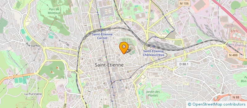 localisation de l'entreprise TRANS'KAN LOGISTIQUE  SAINT-ETIENNE