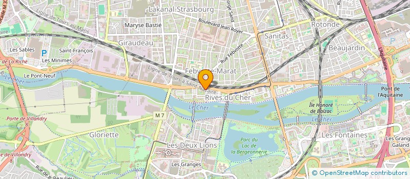 localisation de l'entreprise TRANS KAWHAN  TOURS