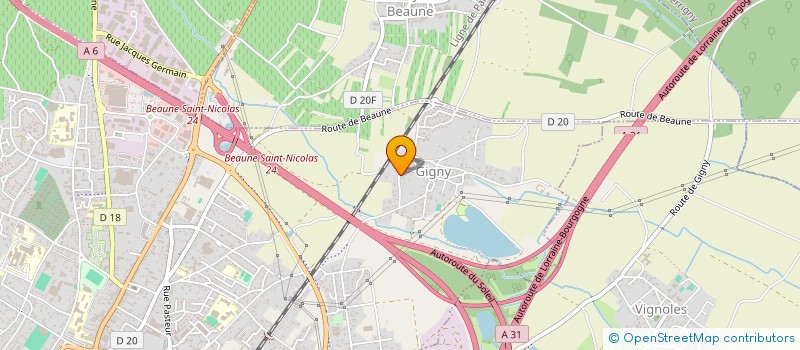 localisation de l'entreprise TRANS KEF à BEAUNE