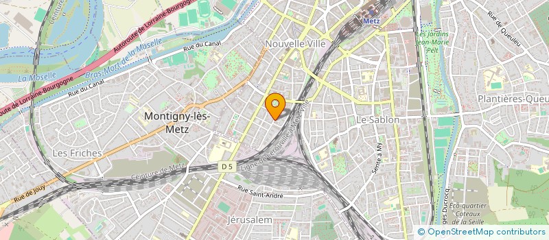 localisation de l'entreprise TRANS KL  GUENANGE