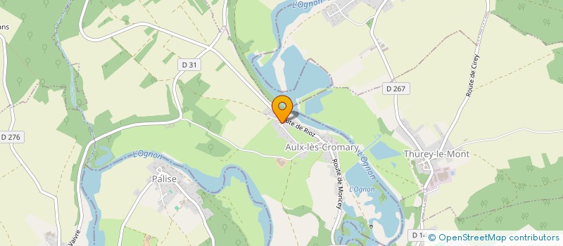 localisation de l'entreprise TRANS L.C  AULX-LES-CROMARY