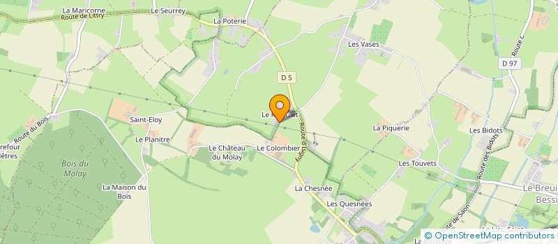 localisation de l'entreprise TRANS LB  SAONNET