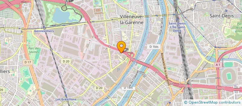 localisation de l'entreprise TRANS LEBALLE à VILLENEUVE LA GARENNE