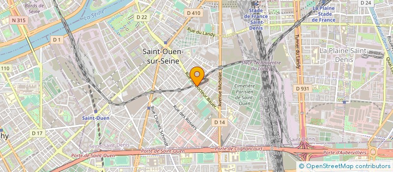 localisation de l'entreprise TRANS LEGA à SAINT-OUEN-SUR-SEINE