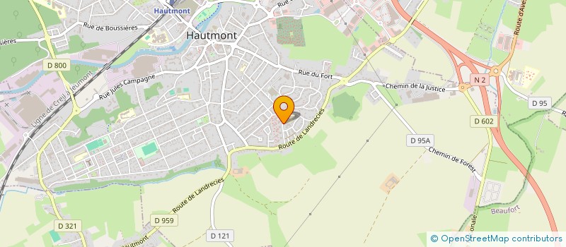 localisation de l'entreprise TRANS LEGERE  HAUTMONT