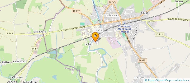 localisation de l'entreprise TRANS LH à PONTORSON