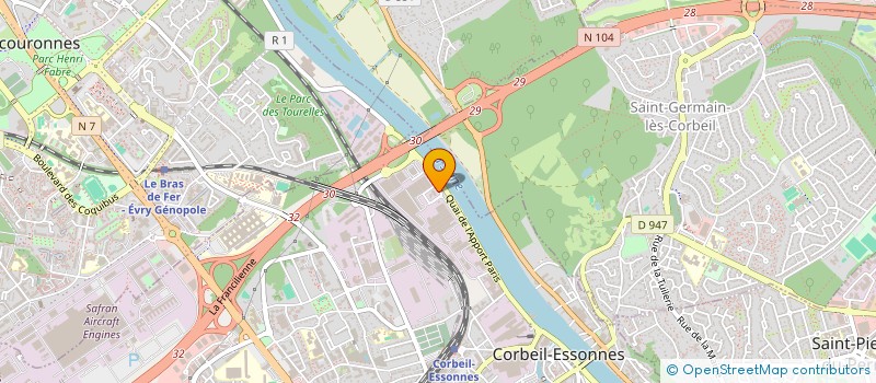 localisation de l'entreprise TRANS LINE CONFORT à CORBEIL-ESSONNES