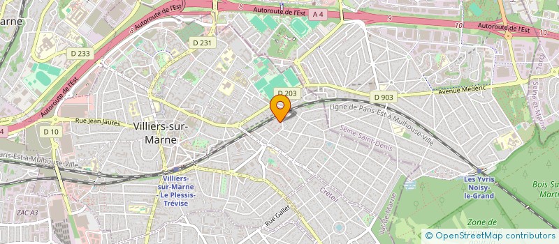 localisation de l'entreprise TRANS LM à CHENNEVIERES-SUR-MARNE