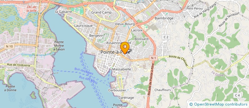 localisation de l'entreprise TRANS-LOC PLUS à POINTE A PITRE