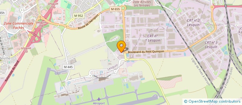 localisation de l'entreprise TRANS LOG NORD à LESQUIN