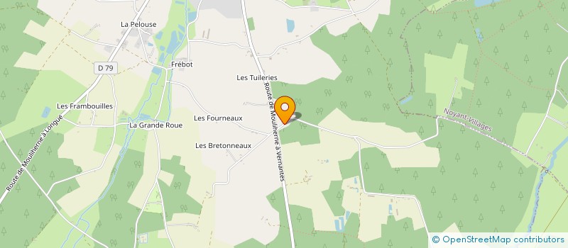 localisation de l'entreprise TRANS'LOIRE  MOULIHERNE