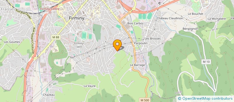 localisation de l'entreprise TRANS'LOIRE VTC  FIRMINY