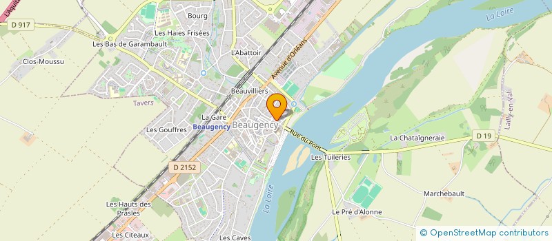 localisation de l'entreprise TRANS-LOIRET  BEAUGENCY