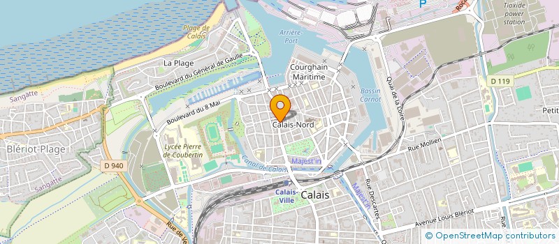 localisation de l'entreprise TRANS MANCHE SERVICE à CALAIS