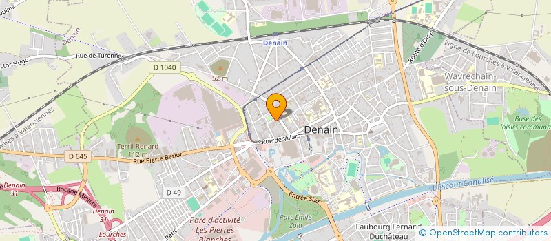 localisation de l'entreprise TRANS MAROC COLIS  DENAIN