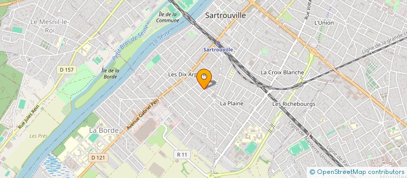 localisation de l'entreprise TRANS MAS  SARTROUVILLE