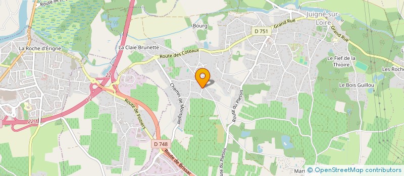 localisation de l'entreprise TRANS-MAT à LES GARENNES SUR LOIRE