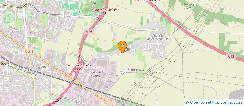 localisation de l'entreprise TRANS MATERIAUX  SAINT-PRIEST