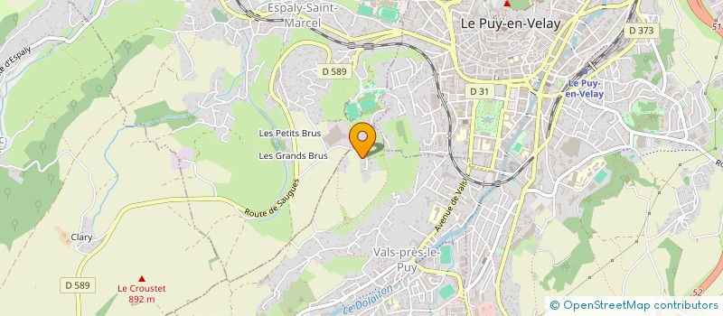 localisation de l'entreprise TRANS-MATERIELS 43  VALS-PRES-LE-PUY